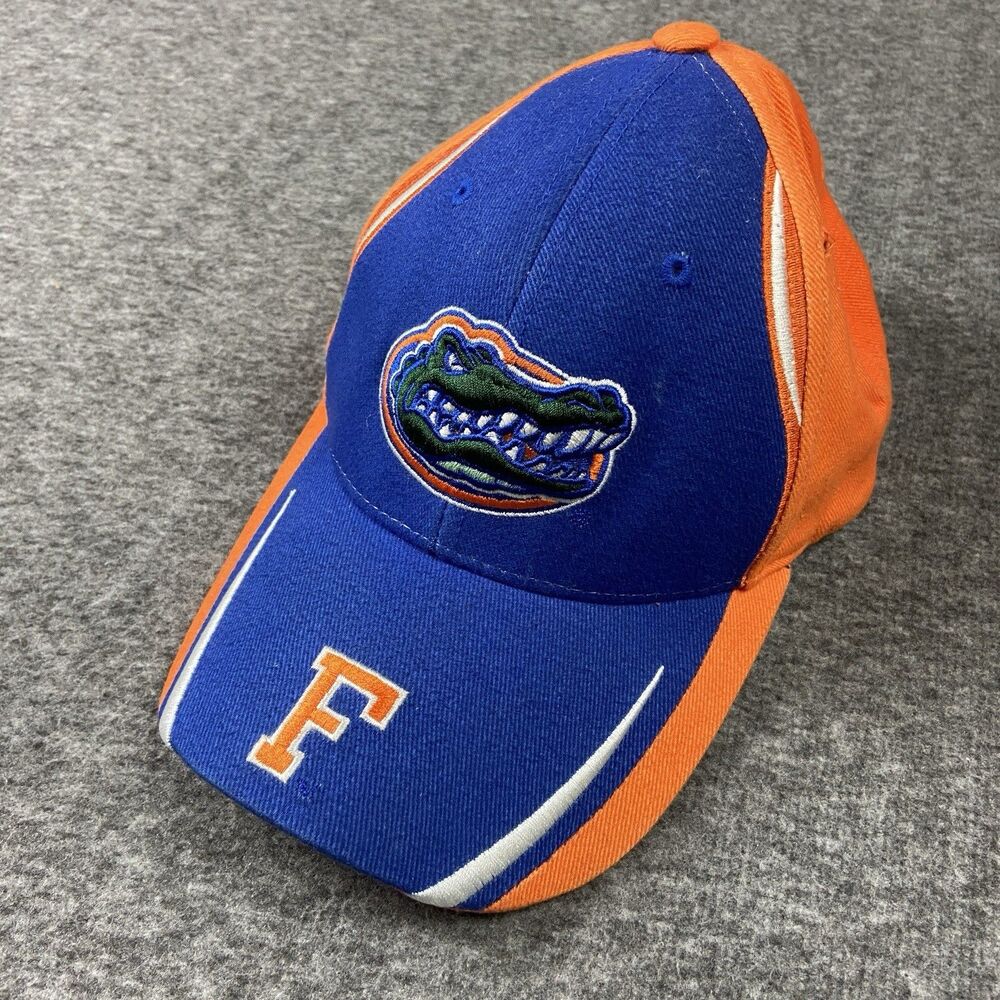 TEI Florida Gators Hat Blue Orange Gator F Cap Adjustable Strapback - Picture 2 of 16